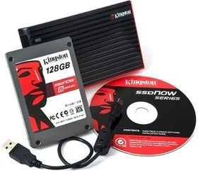 Kingston SSDNow V-Series - Notebook Bundle 128GB, 2.5" / SATA 3Gb/s