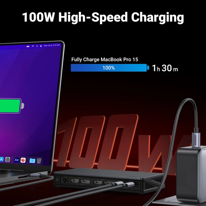 Ugreen Revodok Pro 209, USB-C 3.1 [Buchse]