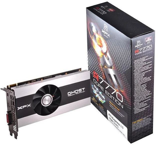 XFX Radeon HD 7770 GHz Edition, 1GB GDDR5, 2x DVI, HDMI, DP