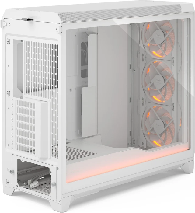 Fractal Design Meshify 3 XL Ambience Pro RGB White TG Clear Tint, weiß, Glasfenster