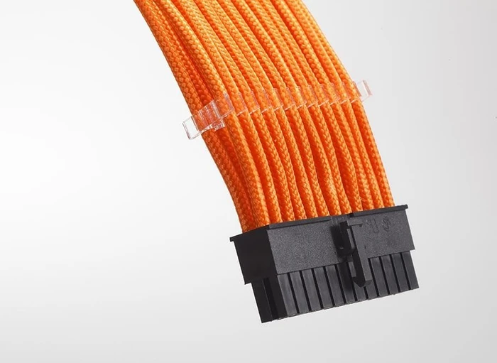 Phanteks Verlängerungskabel Kit für Netzteile, orange, 500mm