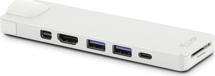 LMP USB-C 3.0 Compact Dock, silber, Port-Replikator