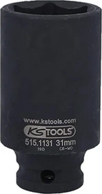 KS Tools Außensechskant Steckschlüssel 1/2", 31x78mm