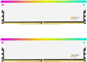 V-Color Manta XSky RGB weiß UDIMM 32GB Kit, DDR5-6000, CL30-38-38-96