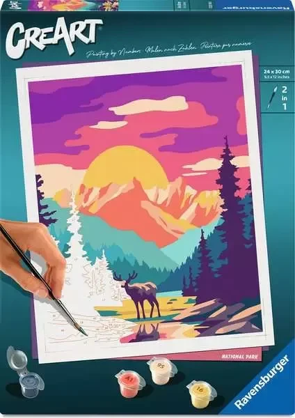 Ravensburger Malen nach Zahlen CreArt National Park