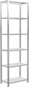 Schulte Lagertechnik Multiplus 150 Schwerlastregal 75x250x40cm lichtgrau