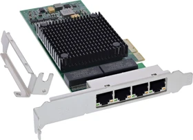 InLine Quad-Gigabit LAN-Adapter, 4x RJ-45, PCIe 2.1 x4 (51127E)