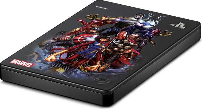 Seagate Game Drive for PlayStation - Marvel Avengers Limited Edition, 2TB, Team Avengers, USB 3.0 Micro-B