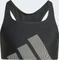 adidas Big Logo mit C-förmigen Rücken Bikini-Set schwarz/flash aqua (Junior) Vorschaubild