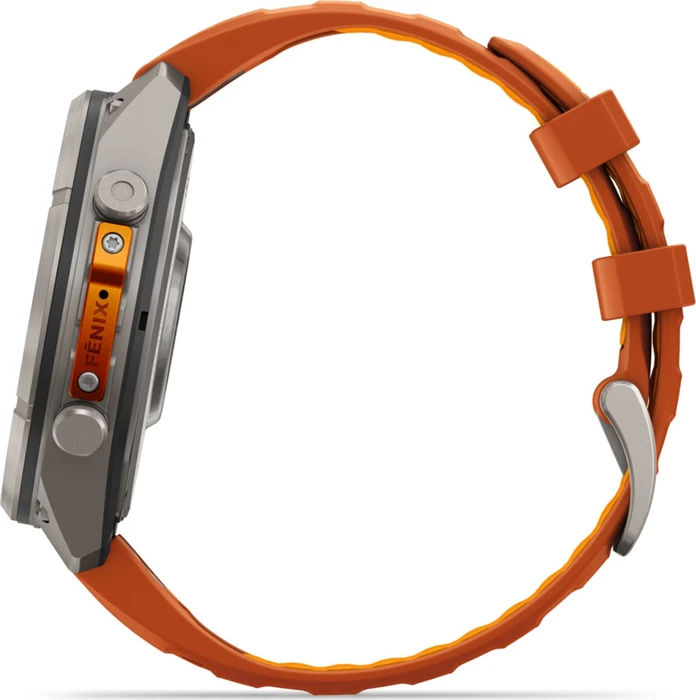 Garmin Fenix 9 Pro inReach 47mm titanium/autumn orange-spark orange
