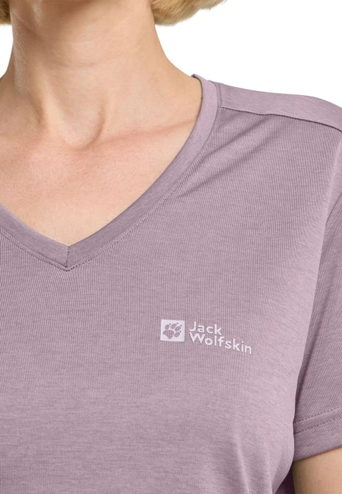 Jack Wolfskin Crosstrail Funktionsshirt kurzarm wild blossom (Damen)