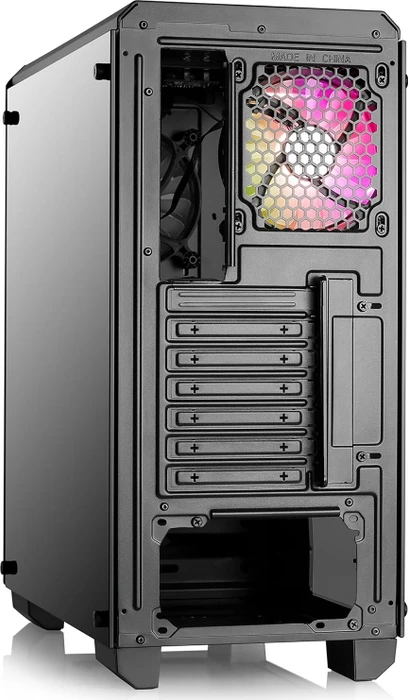 CSL-Computer BoostBoxx Theseus, schwarz, Glasfenster