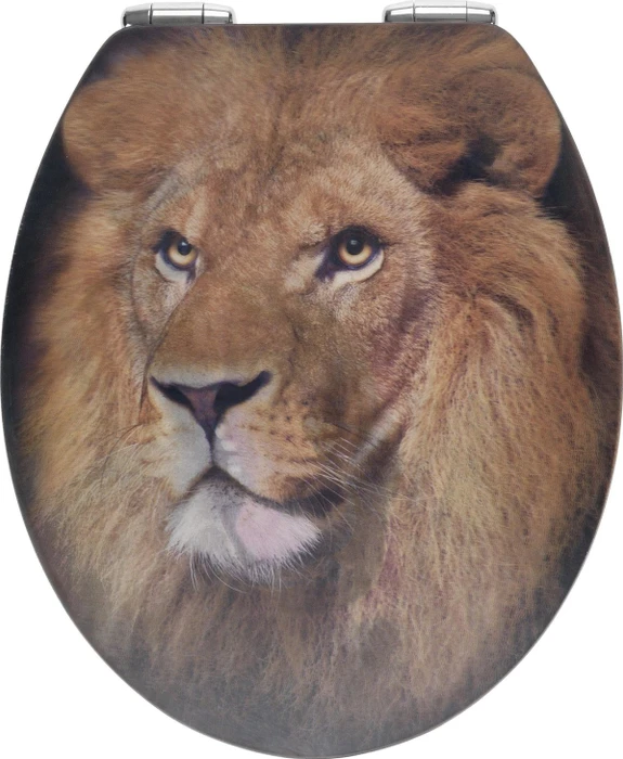 Wenko Lion WC-Sitz mit Absenkautomatik braun