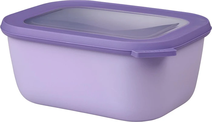 Mepal Multischüssel Cirqula rechteckig Aufbewahrungsbehälter 1.5l nordic lilac