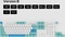 Keychron OEM Dye-Sub Keycap-Set Iceberg - Version B, Kunststoff (PBT), Iceberg, weiß/türkis, 114 Tasten, ANSI-US Vorschaubild