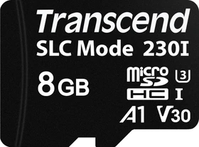 Transcend 230I R100/W70 8GB, UHS-I U3, A1, Class 10
