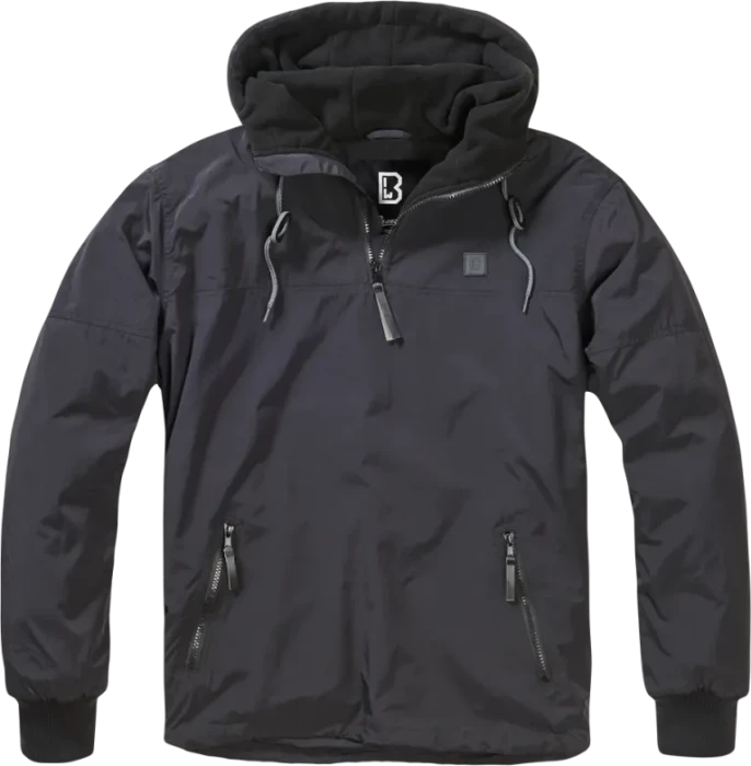 Brandit Windbreaker Luke Anorak schwarz (Herren)