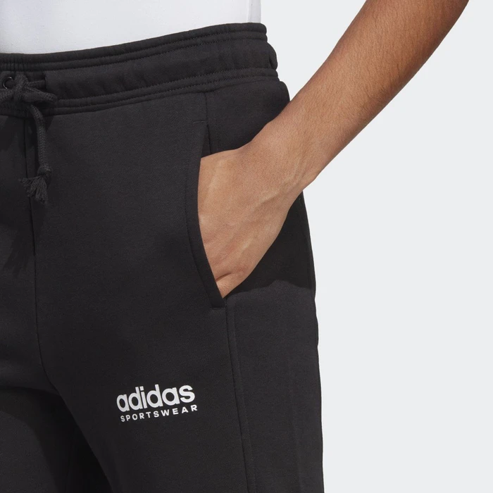 adidas ALL SZN Fleece Graphics Trainingshose lang schwarz (Damen)