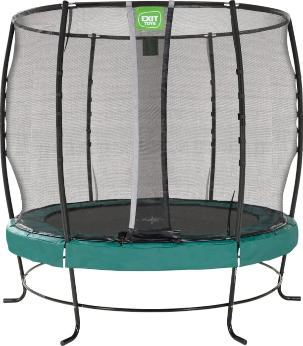 Exit Toys Lotus Premium mit Sicherheitsnetz 253cm Trampolin grün