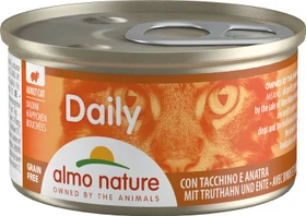 almo nature Daily Cats, 85, Häppchen mit Pute und Ente, 85g