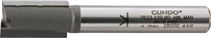 Guhdo 7523 HW Z2 Nutfräser, (D)10x20x60mm, 1 Stück