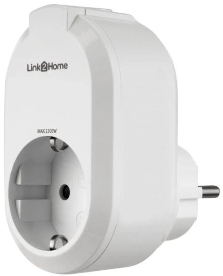 REV Ritter Link2Home WiFi Steckdose & Zeitschaltuhr weiß, Smart-Steckdose