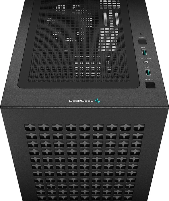 DeepCool CH370, schwarz, Glasfenster