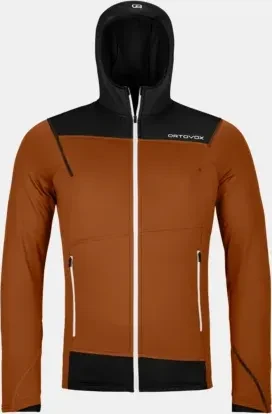 Ortovox Fleece Light Hoody Funktionsjacke bristle brown (Herren)