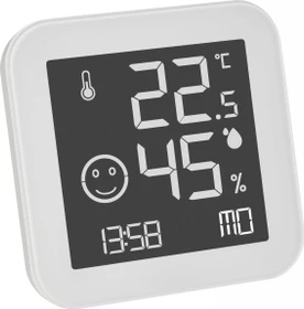 TFA Dostmann Thermo-Hygrometer White weiß, digital