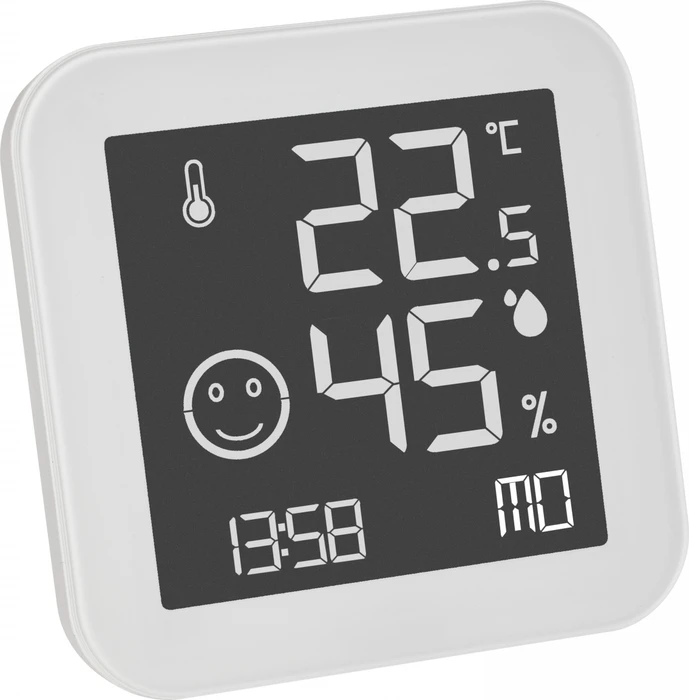 TFA Dostmann Thermo-Hygrometer White weiß, digital