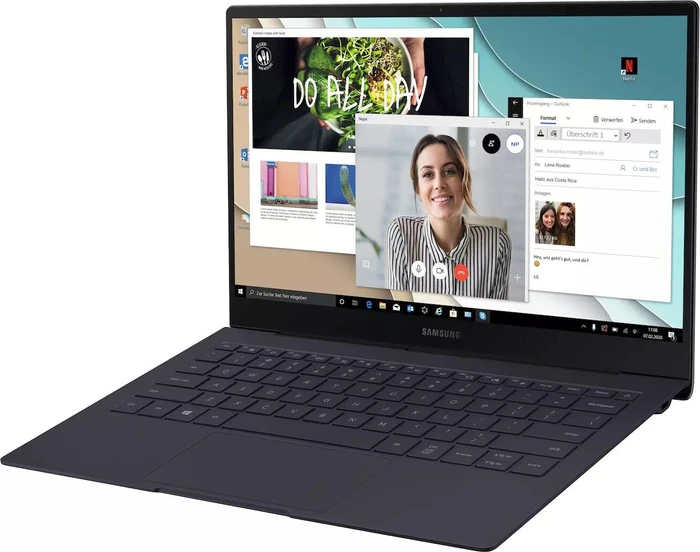 Samsung Galaxy Book S W767, Mercury Grey, 256GB, LTE, DE