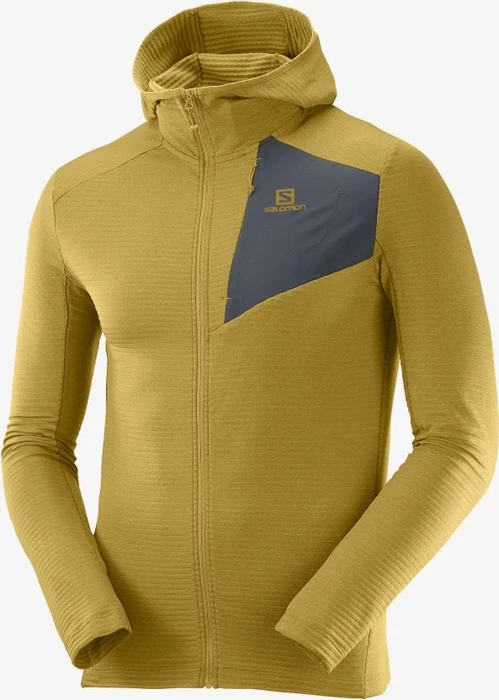 Salomon Essential Lightwarm Hooded Jacke cumin (Herren)