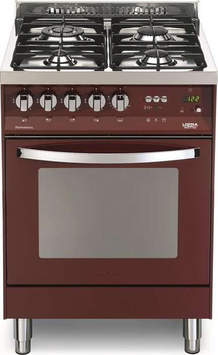 Lofra RAINBOW 60 PR66MFT/C Elektroherd mit Gas-Kochfeld edelstahl finish
