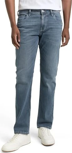 Tom Tailor Aedan Straight Jeans mid stone blue grey denim (Herren)
