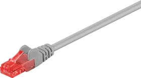 goobay Patchkabel, Cat6, U/UTP, RJ-45/RJ-45, 20m, grau