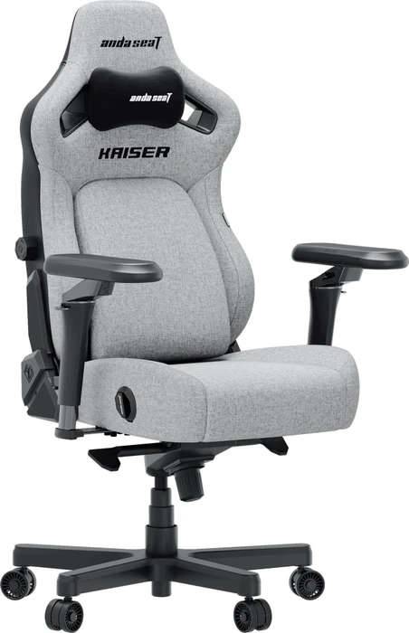 Anda Seat New Kaiser 4 / Kaiser 4 V2 Premium XL Gamingstuhl, Stoff grau