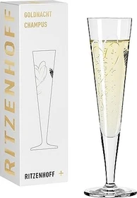 Ritzenhoff Goldnacht Champagnerglas von Christine Kordes 205ml