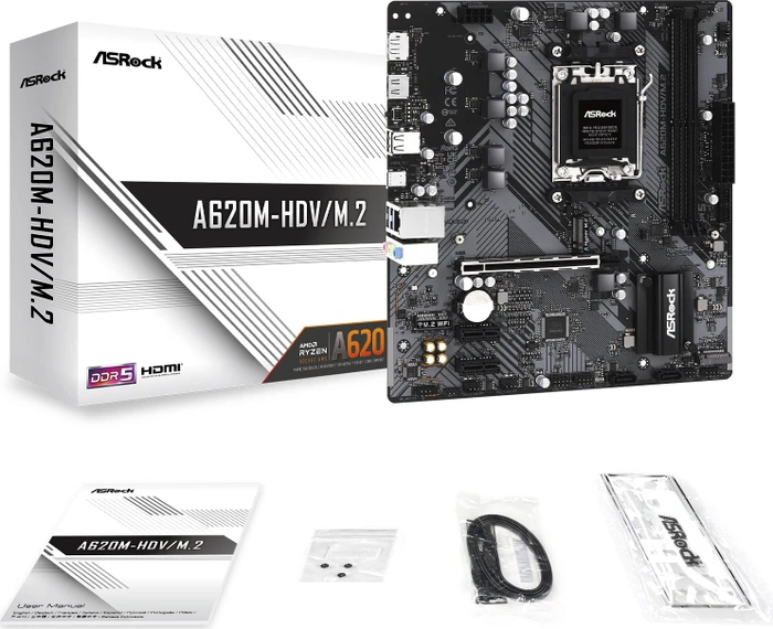 ASRock A620M-HDV/M.2 (AMD AM5)