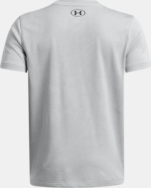 Under Armour Tech Vent Jacquard Funktionsshirt kurzarm mod gray/black (Junior)