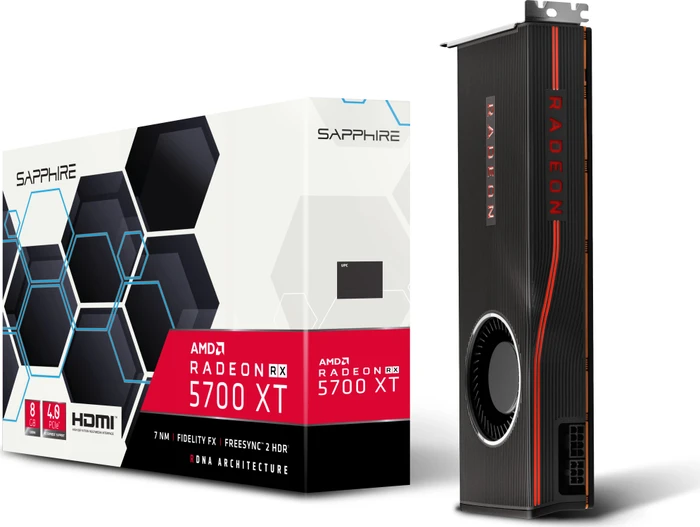 Sapphire Radeon RX 5700 XT 8G, 8GB GDDR6, HDMI, 3x DP, full retail