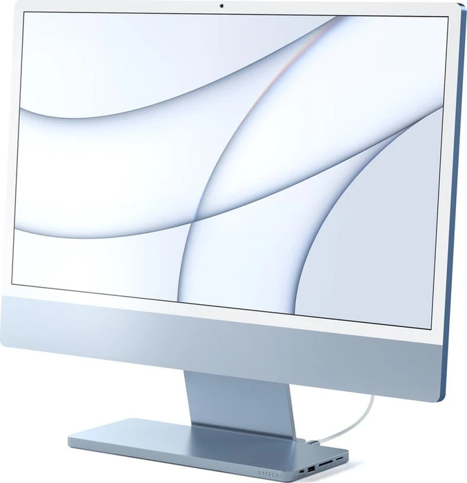 Satechi Slim Dock für 24" iMac 2021, Blue, USB-C 3.1 [Stecker]