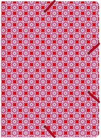 Cedon DeLuxe Sammelmappe, A4, rosa Kacheln