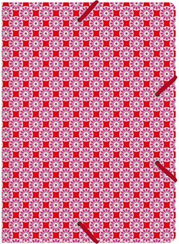 Cedon DeLuxe Sammelmappe, A4, rosa Kacheln
