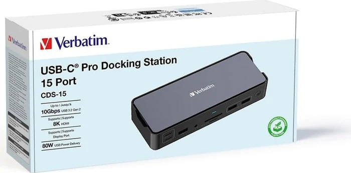 Verbatim USB-C Pro Docking Station 15-in-1, USB-C 3.1 [Buchse]