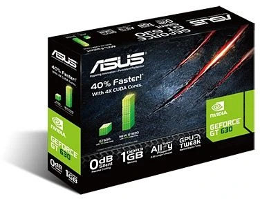 ASUS GeForce GT 630 Silent, GT630-SL-1GD3-L, 1GB DDR3, VGA, DVI, HDMI