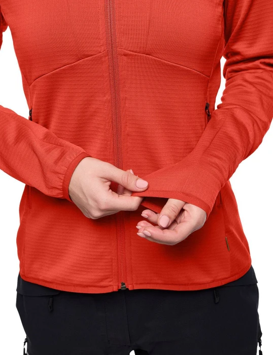 Vaude Monviso Fleece II Jacke glowing red (Damen)