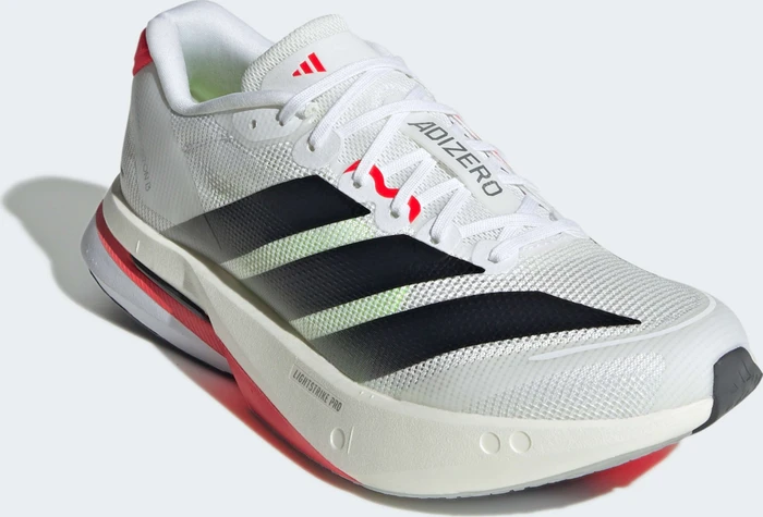 adidas Adizero Boston 13 cloud white/core black/lucid red (Damen)