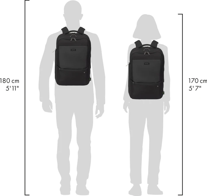 Dicota Backpack Five 15-17.3 Rucksack, schwarz