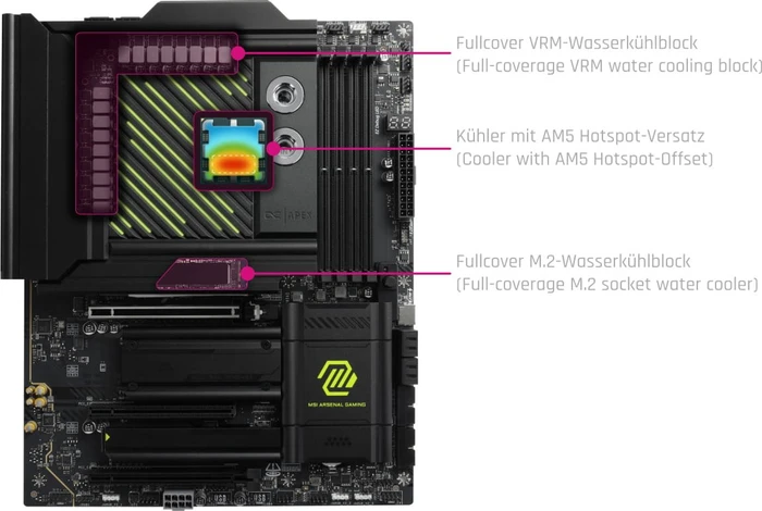 Alphacool Apex Monoblock MAG X870 Tomahawk WiFi