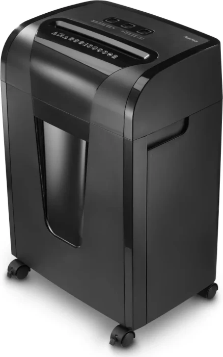 Hama Aktenvernichter 50590 M100 | Papierschredder für Büro | schwarz | 35x51,9x24,6 cm